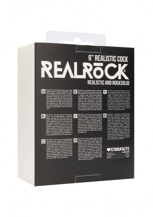 Realistische Dildo 15 cm (6 inch)-RealRock-SoloDuo