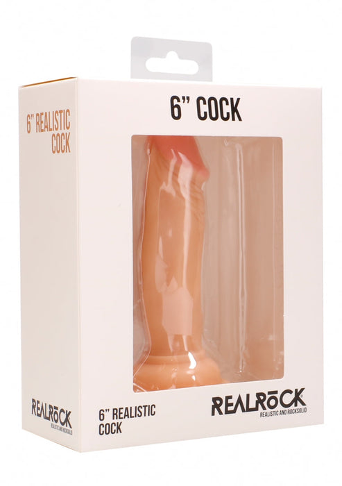 Realistische Dildo 15 cm (6 inch)-RealRock-SoloDuo