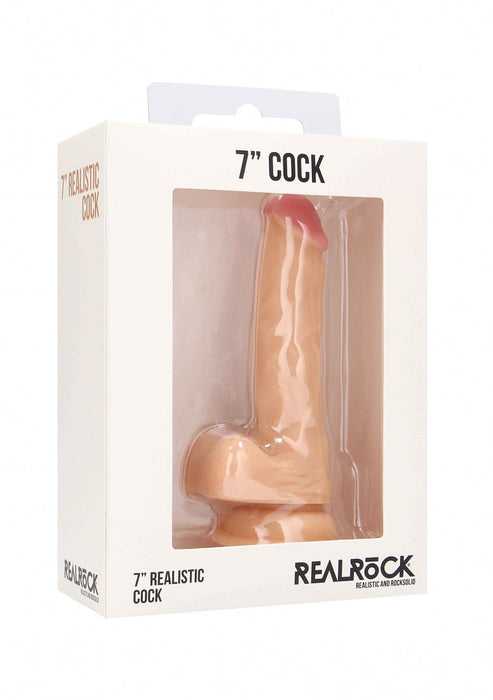 Realistische Dildo Met Balzak 17 cm (7 inch)-RealRock-SoloDuo