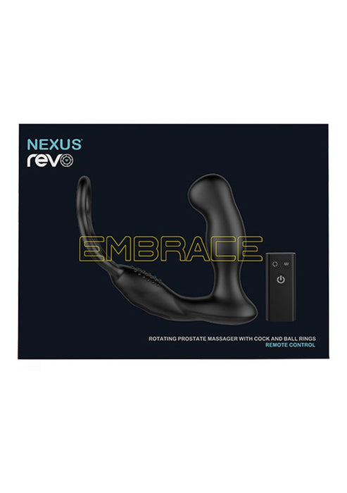Revo Embrace waterbestendige Prostaat Stimulator-Nexus-Zwart-SoloDuo
