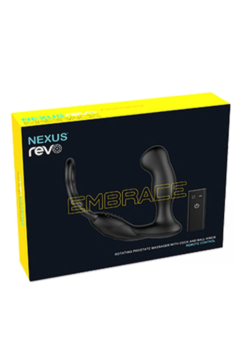 Revo Embrace waterbestendige Prostaat Stimulator-Nexus-Zwart-SoloDuo