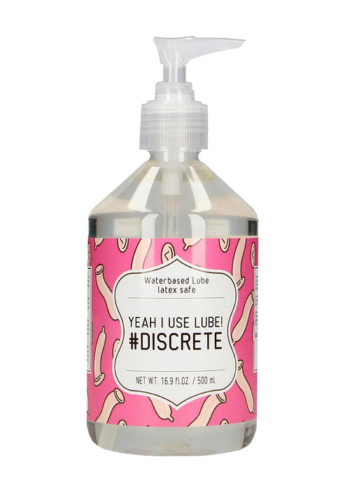 Yeah I Use Lube #Discrete - Glijmiddel op Waterbasis - 500 ml
