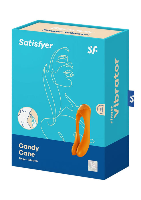 Satisfyer Candy Cane Vinger Vibrator-Satisfyer-SoloDuo