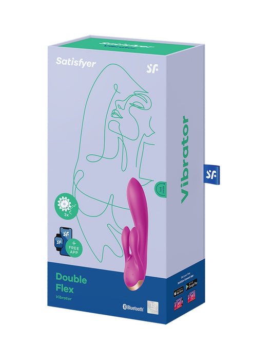 Satisfyer Double Flex Rabbit Vibrator-Satisfyer-SoloDuo