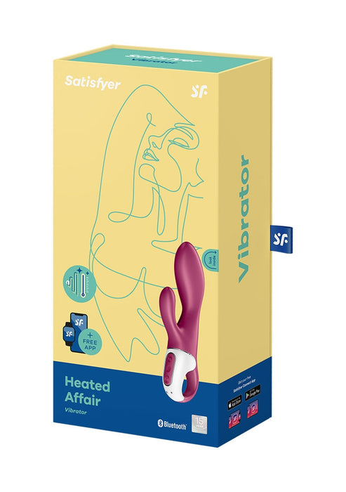 Satisfyer Heated Affair Verwarmende Rabbit Vibrator-Satisfyer-Rood-SoloDuo