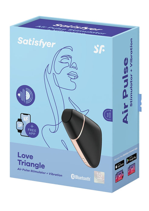 Satisfyer Love Triangle Air Pulse Stimulator + Vibratie-Satisfyer-SoloDuo