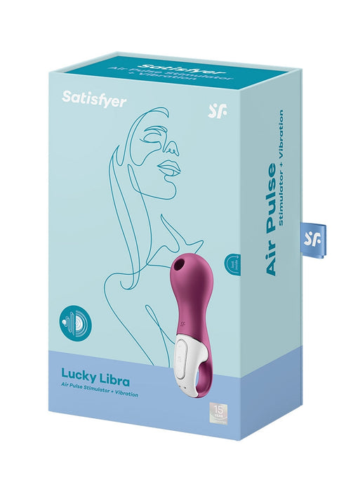 Satisfyer Lucky Libra Luchtdruk Stimulator + Vibratie-Satisfyer-Paars-SoloDuo