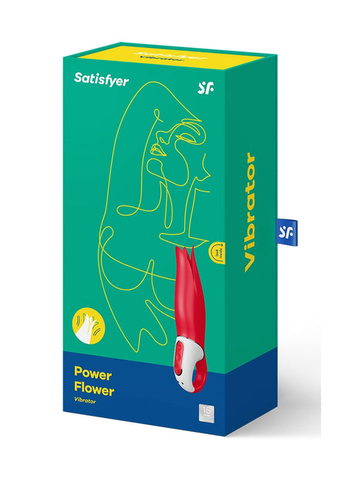 Satisfyer Power Flower Vibrator-Satisfyer-Rood-SoloDuo