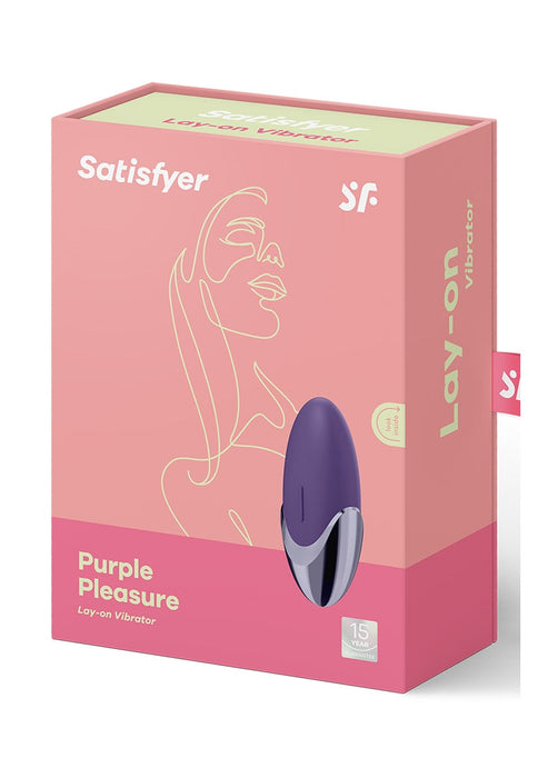 Satisfyer Purple Pleasure Lay-on Vibrator-Satisfyer-Paars-SoloDuo