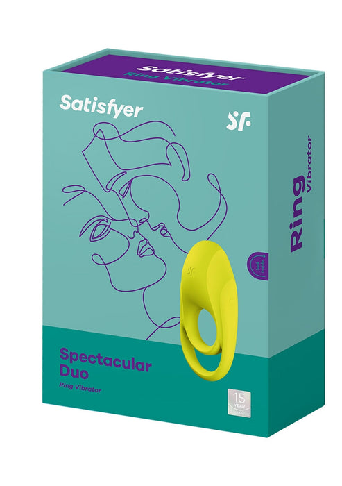 Satisfyer Spectacular Duo Ring Vibrator-Satisfyer-Geel-SoloDuo