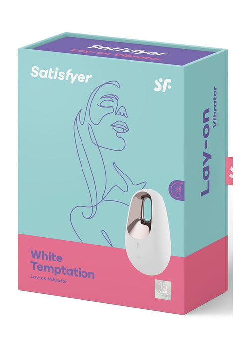 Satisfyer White Temptation Lay-on Vibrator-Satisfyer-Wit-SoloDuo