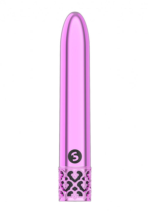 Shiny Oplaadbare Bullet Vibrator-Royal Gems-Roze-SoloDuo