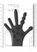 Siliconen Stimulatie Handschoen-Fist It-Zwart-SoloDuo