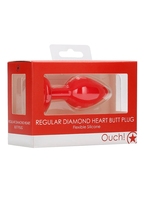 Standaard Diamanten Hart Buttplug-Ouch!-SoloDuo