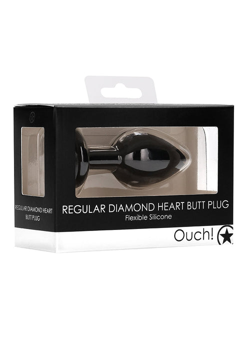 Standaard Diamanten Hart Buttplug-Ouch!-SoloDuo