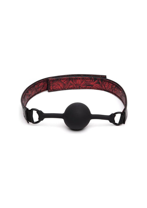 Sweet Anticipation Ball Gag-Fifty Shades Of Grey-Rood-SoloDuo