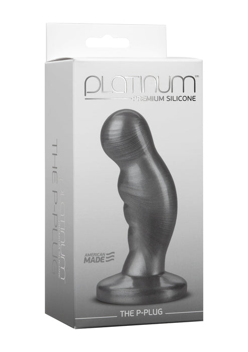The P-Plug-Doc Johnson - Platinum Premium-Grijs-SoloDuo