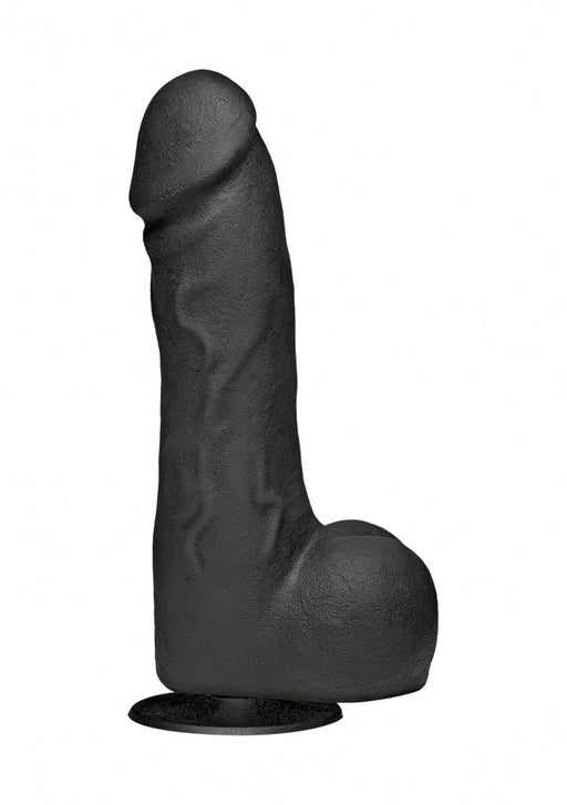 The Perfect Cock 19 cm - Met Verwijderbare Vac-U-Lock Suction Cup-Doc Johnson - Kink-Zwart-SoloDuo