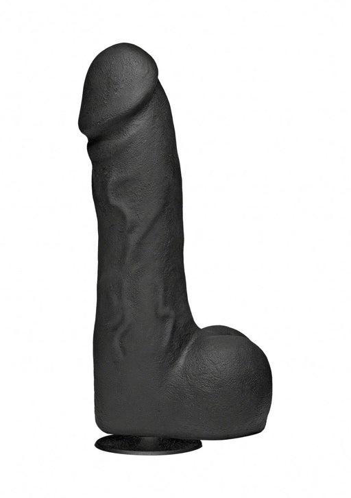 The Perfect Cock 26,5 cm - Met Verwijderbare Vac-U-Lock Suction Cup -Doc Johnson - Kink-Zwart-SoloDuo