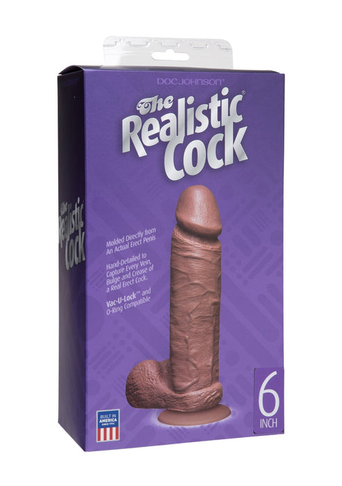 The Realistic Cock 16 cm-Doc Johnson - Realistic Cocks-SoloDuo
