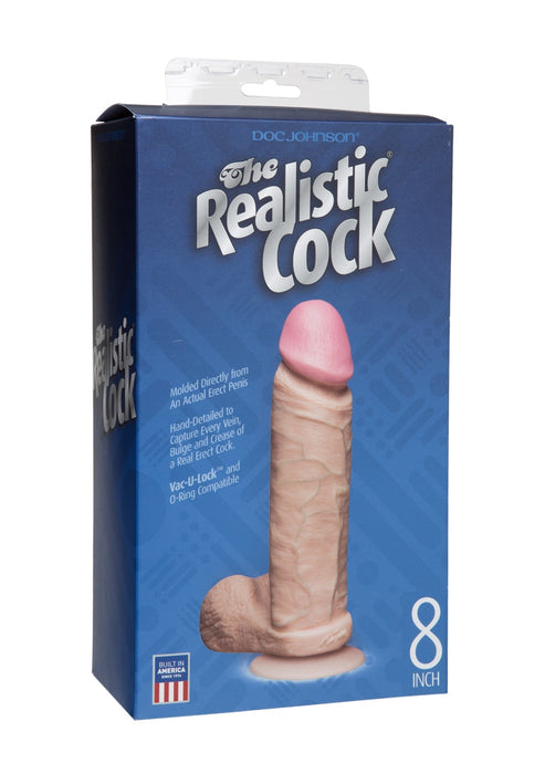 The Realistic Cock 20 cm-Doc Johnson - Realistic Cocks-SoloDuo