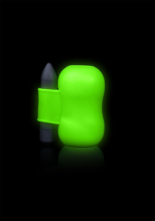 Vibrerende Masturbator Glow in the Dark Neon Groen-Ouch! Glow in the Dark-Neon groen-SoloDuo